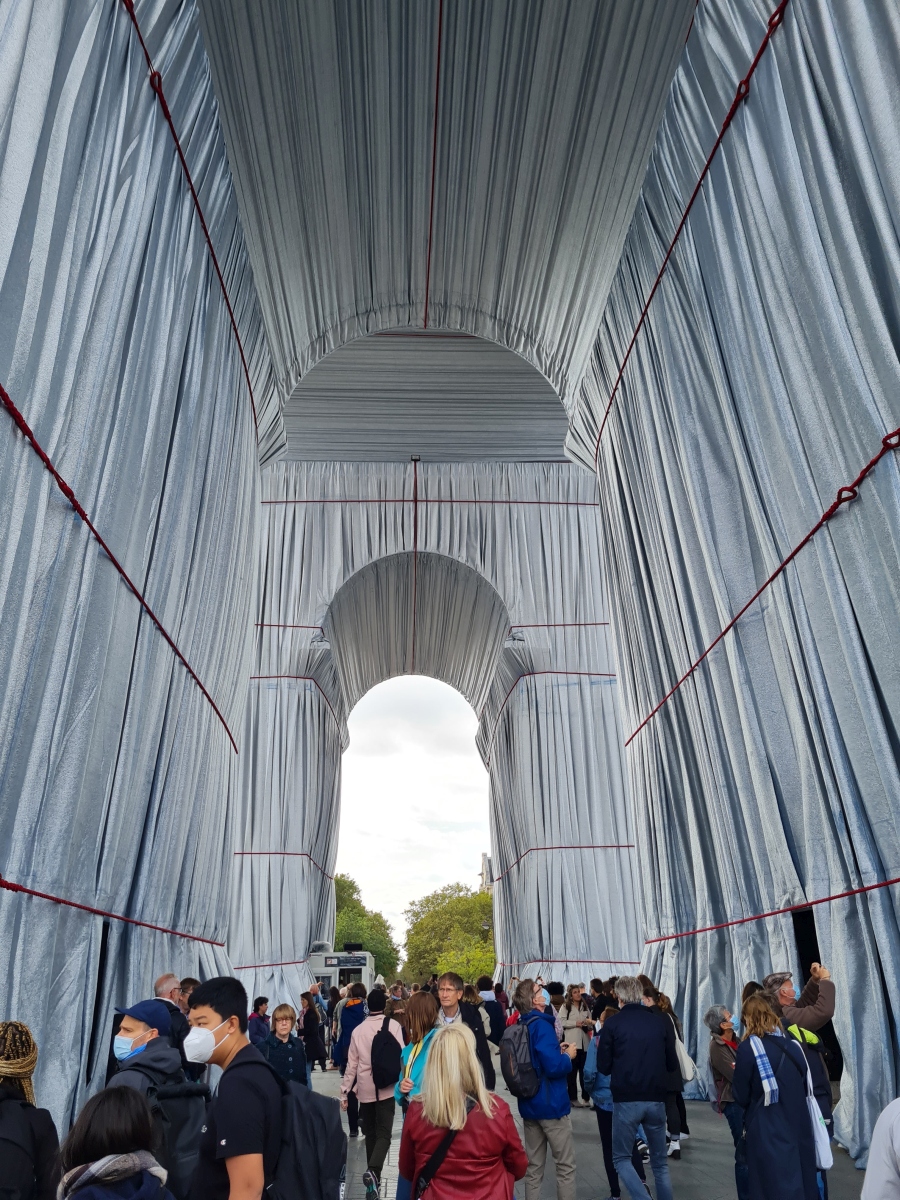 L’Arch de Tromphe Wrapped by Christo Javacheff - fot. J. Gałkowski